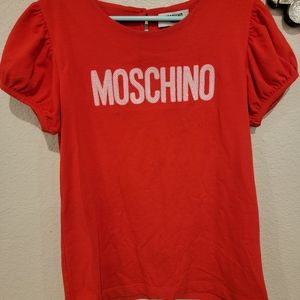 Moschino girls puff sleeves tshirt (100% AUTHENTIC